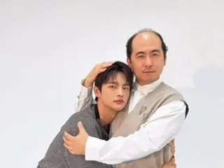 Seo In Gook shares a fun photo with Trendy Angel's Tsuyoshi Saito... "Maybe someday I'll be able to...?" (video included)