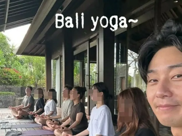 Park Seo Jun, a natural and relaxed figure in Bali