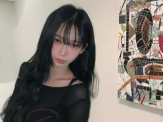 "aespa" Karina exudes pure beauty when she steps off the stage... "Beautiful décolleté line"