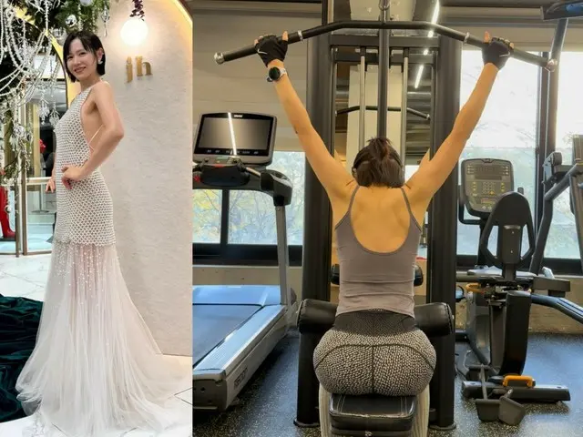 Actress Song Yejin's secret behind her Blue Dragon Film Awards dress? ...How she developed her impressive back muscles (video included)