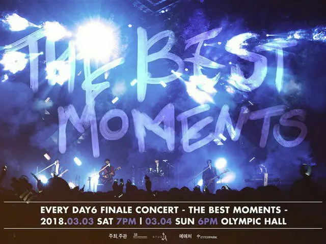 DAY 6, encore concert ”Every DAY 6 Finale Concert - The Best Moments -” to beheld in March.