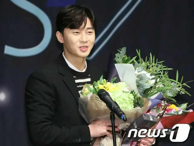 Actor Park Seo Jun, was awarded the New Mens Actor Award at the ”9th AnnualMovie Award”. Seoul · Pre