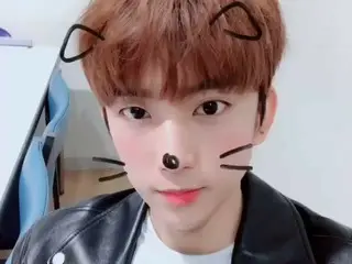 【I Official】 B1A4 [GONGCHAN], thanking the fans for becoming a cat.  * Thank you