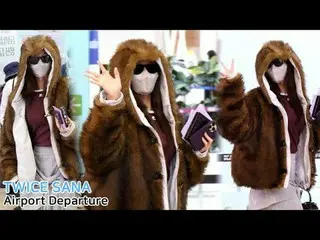 251128 TWICE_ _  SANA Airport Depart Fancam by 스피넬
 #TWICE_ _  #Sana #TWICE_  #사