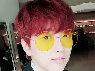 【I Official】 B1A4 SANDEUL, Recent release. Yellow glasses.