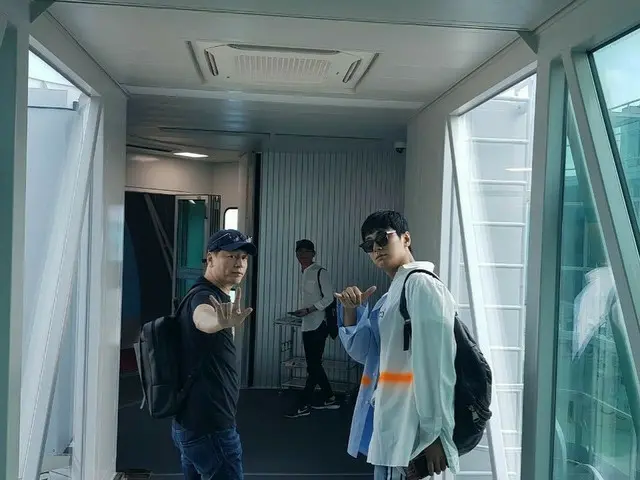 【G Official】 Actor Joo Ji Hoon, departure in progress. ● To Taiwan ● With thedirector of the movie ”