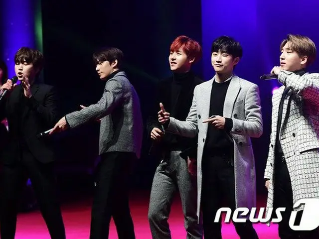 B1A4, a celebration performance with a beautiful election publicity ambassadorcommissioned ceremony.