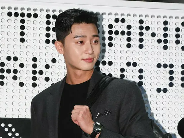 Actor Park Seo Jun, attends the ”Mont Blanc” launch event held at Seoul LotteDepartment Store head o