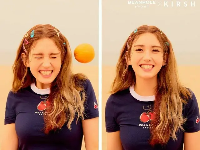 【G Official bp】 I.O.I former member Jeon Somi, published photos.”BEANPOLESPORT KIRSH”.