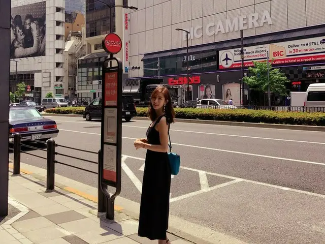 Jeong A (AFTERSCHOOL), updated SNS. In Tokyo.