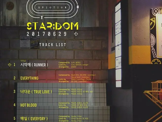 UP 10TION, track list of the new album ”STAR; DOM” released. Hit maker, ShinHyuk joined.