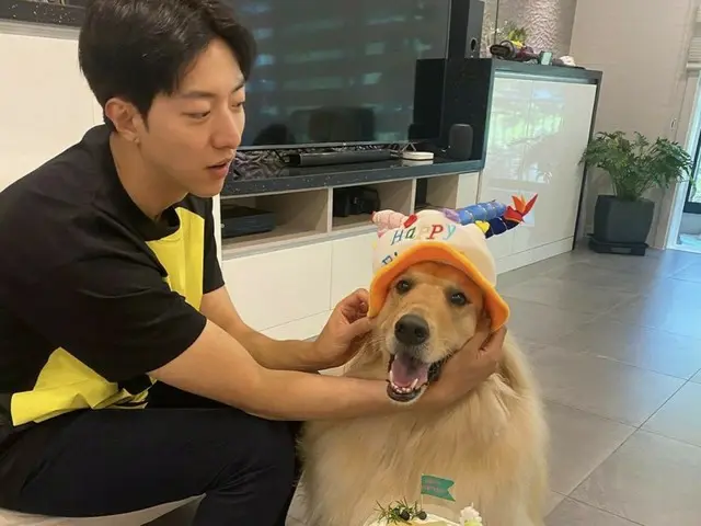 CNBLUE John Shin's good partner ”Simba”, already 6 years old. .. ..