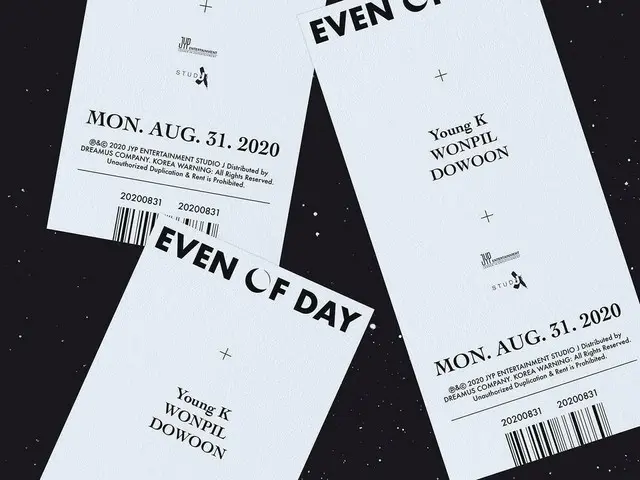 [D Official jyp] Invitation from DAY6 (Even of Day) 2020.08.31 (MON) 6PM #DAY6#DAY6 #YoungK #Wonpil