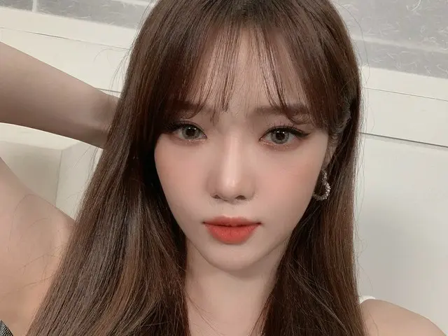 [T Official] fromis_9, [#Chiseon] I had a hard time on Saturday, and a good drea