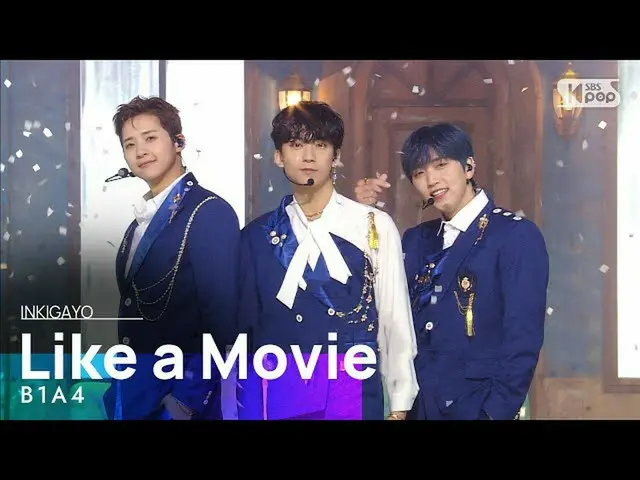 [Official sb1] B1A4 - Like a Movie _ inkigayo 20201025   