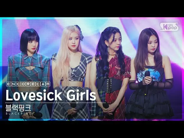 [Official sb1] [Encore CAM] BLACKPINK_  “Lovesick Girls” 人気歌謡 _ 1st place Encore