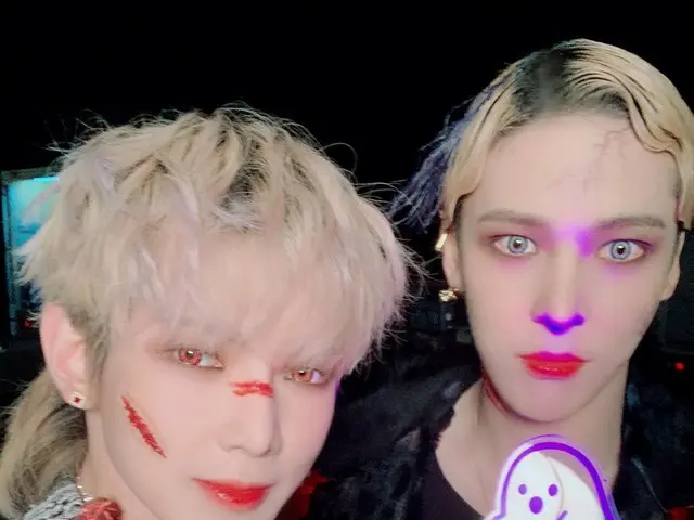 [T Official] ATEEZ, Kang! Yesterday's Halloween Celebration🧛 (feat.Yuracula🧛) 