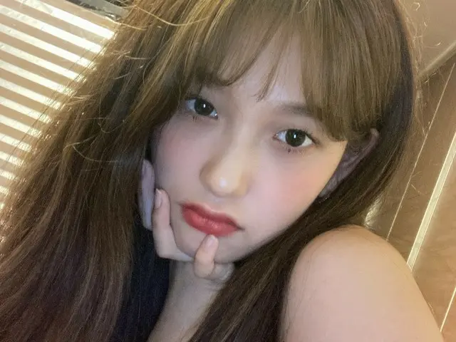 [T Official] fromis_9, [#Seo-yeon] Frober A big cold in the rain! I had a hard t