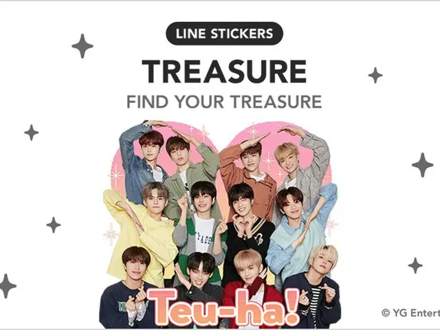 [D Official yg] #TREASURE, a charming boy group that debuted from YG, is nowavailable as a LINE stam