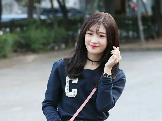 IOI's former member DIA's Chae Yeon, arriving to ”Music Bank” rehearsal. SeoulYeouido.