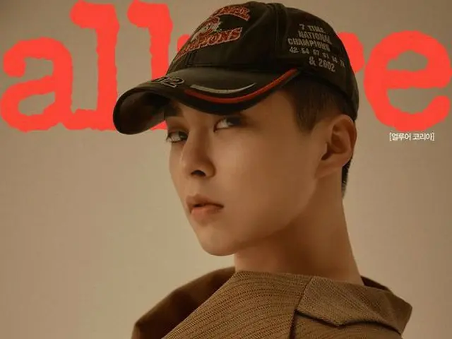 XIUMIN (EXO), photos for the cover model of the January issue of Allure Korea.