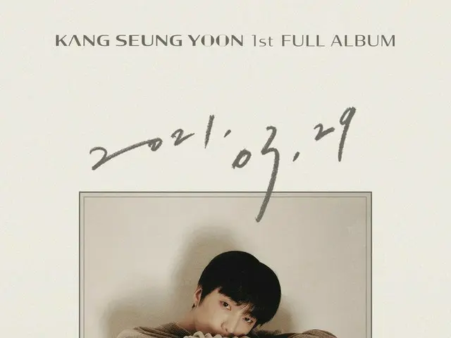 [D Official yg] KANG SEUNG YOON 1st FULL ALBUM [PAGE] RELEASE POSTER 1st FULLALBUM [PAGE] ✅ 2021.03.