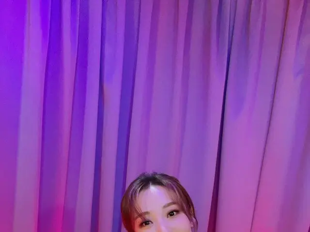 [T Official] MAMAMOO, [#MOON BYUL] We, Muumuu, will finish the day of happinesswith the stars at 9 o