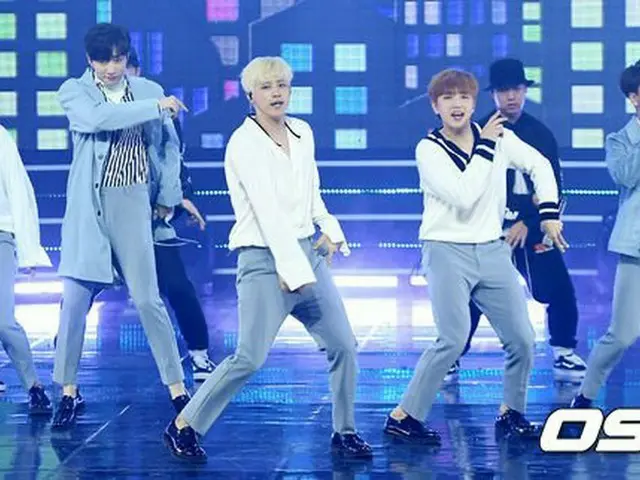 B1A4, appeared on MBC MUSIC ”Show Champion”.