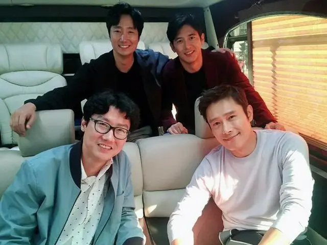 Actor Lee Byung Hun, waiting for stage greetings. The leading film ”NanhanFortress”. The story of pe