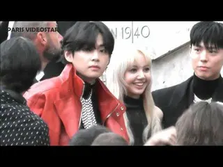 The CELINE fashion show in Paris, attended by LISA, V (BTS) & actor Park Bo Gum,