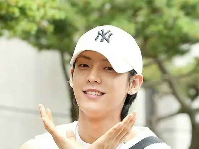 Lee Minhyuk (BTOB) goes to the broadcasting station to appear in KBS ”MusicBank”. .. ..