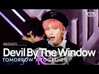 [Official sb1] TXT(TOMORROW X TOGETHER_ ) - Devil By The Window 人気歌謡 _  inkigayo