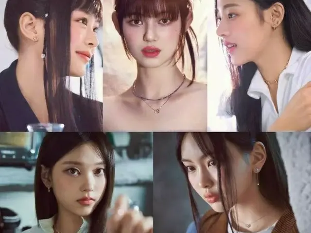NewJeans was selected as a model for the jewelry brand "STONEHENgE". . .