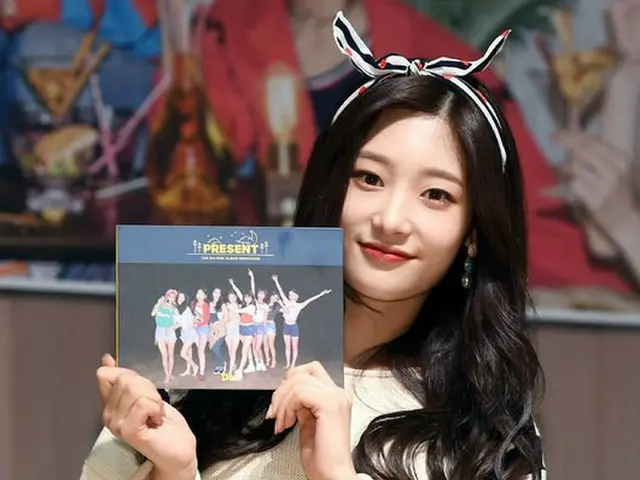 DIA Chae Young, repackaged album 'PRESENT' commemorative fan autographingsession. Seoul·Korean Broad