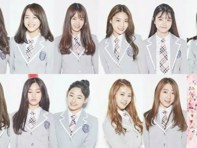 IOI, at the ”2017 MAMA” showcase. Performed the collaboration stage with AKB 48!