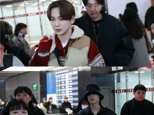"SHINee" Key & TAEMIN arrive at Gimpo International Airport on the afternoon of 