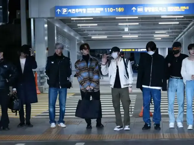 THE BOYZ departs from Incheon International Airport for the Philippines to perfo