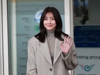 JIHYO (TWICE) departs for Paris, France at Incheon International Airport.