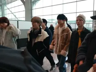 POW departs for overseas at Incheon International Airport.
