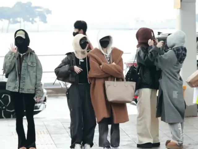 LESSRAFIM, fully armed, departs for America at Incheon International Airport.