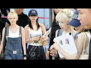240723 aespa_ _  Arrival Fancam by 스피넬 * Do not edit, do not re-upload.