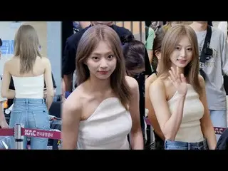 240726 TWICE_ _  TZUYU airport arrival fancam by 스피넬 * Do not edit, do not re-up