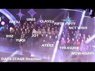 241117 KGMA DAY6_ _  Stage Reaction Fancam by 스피넬
 RIIZE_ _  NCT _ _  WISH_ _  A