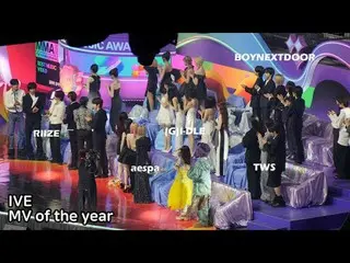 241130 IVE_ _  "MV of the Year" Idol Reaction Fancam by 스피넬
 * Do not edit, do n