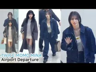 250224 TWICE_ _  Momo & Mina Airport Depart Fancam by STAR
 * Do not edit or re-