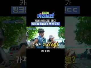 Caribbean Crazy Water King Wrap 1kg for 5000 won
 #Ryu Su Young_  #Kim Ok Bin_  