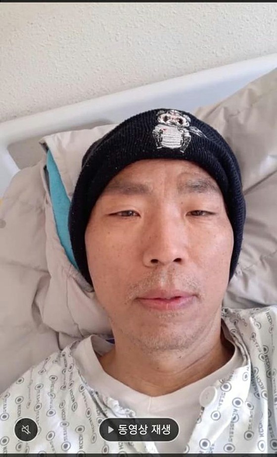Kim Chor-min, who is fighting against lung cancer, is on his last trip ahead of anti-cancer drug treatment ... "Endure to the end"