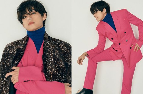 "BTS" V reveals professional photo shoot site