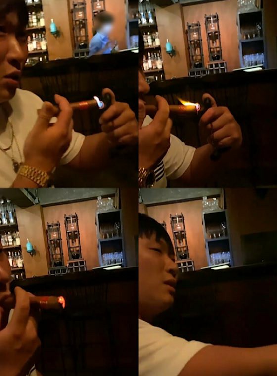 Rapper Swings Smoking Video Oh XX On SNS Why Cursing You Lit 