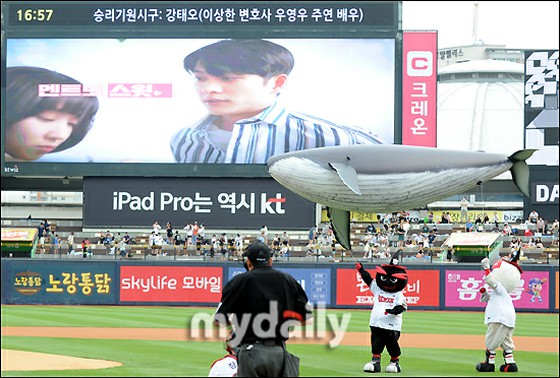 [Photo] Actor Kang Tae Oh, instead of lawyer Woo Young Woo, "I came to the Opening Ceremony with a whale!"